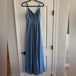 Lulus XS Slate Blue all about love dress!